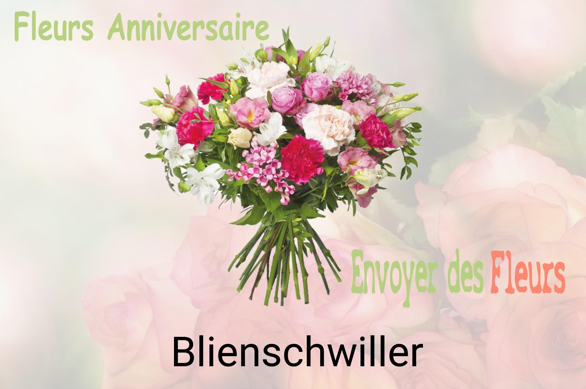 Bouquet de fleurs d’anniversaire livré à Blienschwiller