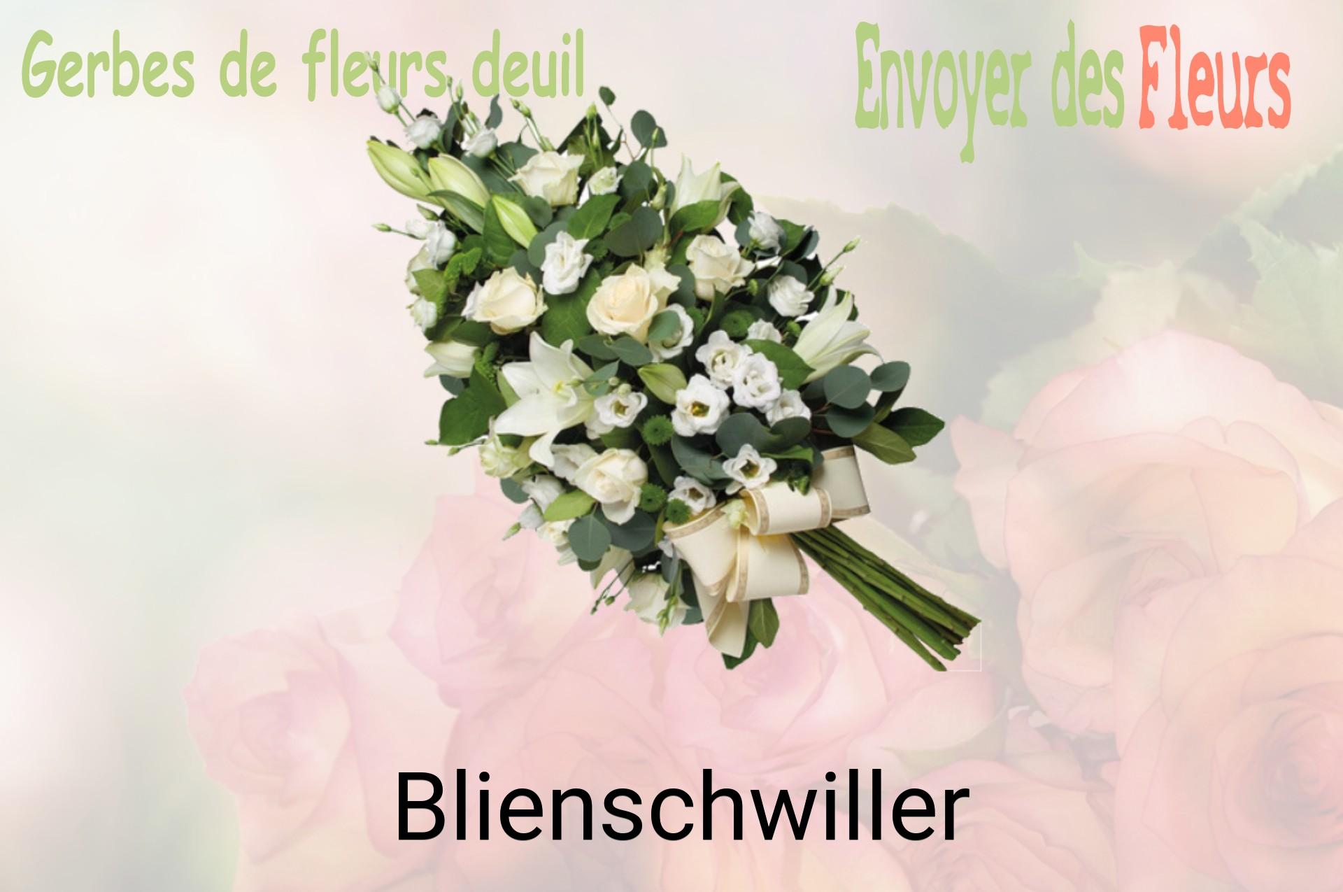 Gerbe de fleurs de deuil livrée à Blienschwiller